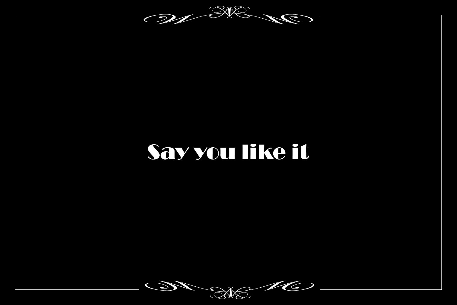 Intertitle template