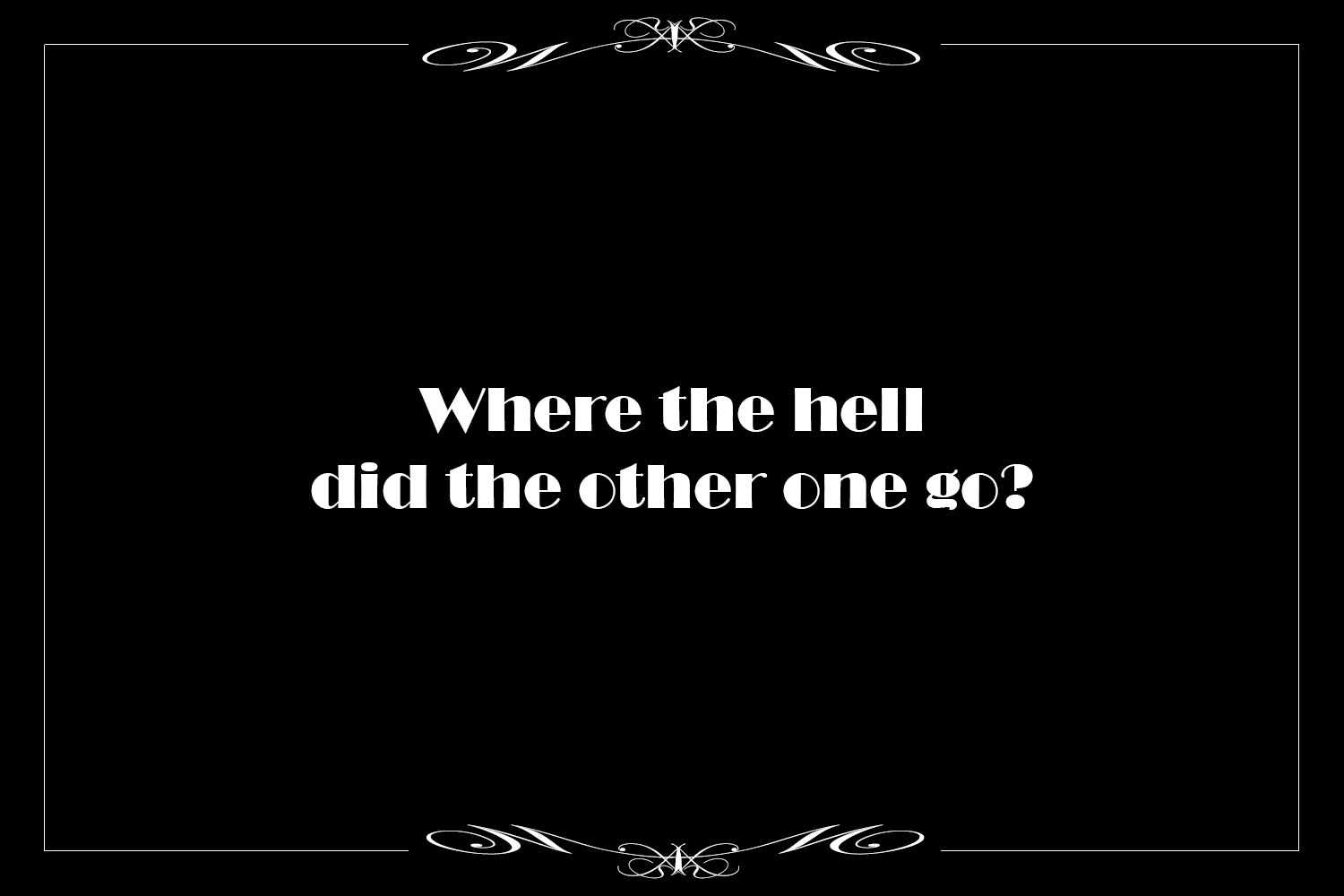 Intertitle template